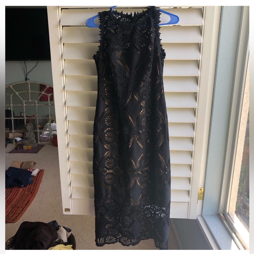 NWT Nanette lepore dress black lace stunning sz 0 $500